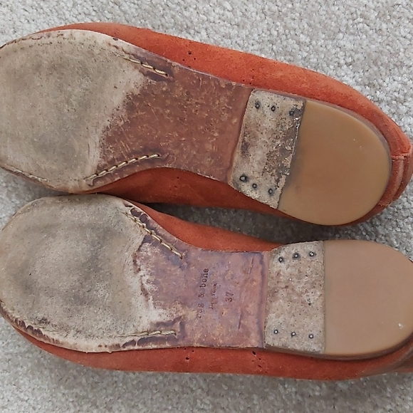 Rag & bone women flat lace-up suade - Picture 4 of 4